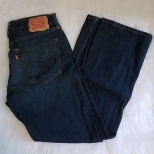 Levi’s Men's 527 33 x 30 Slim Boot Cut Blue Jeans